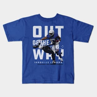 Shaquille Leonard Indianapolis Out Of The Way Kids T-Shirt